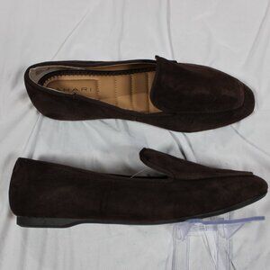 Tahari “Tacey” Women’s Brown Suede Slip-On Loafers Flats Size 6.5 NWOB